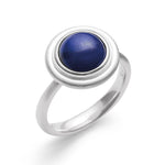 925/- Ring matt/glänzend, Lapis 2,73 ct