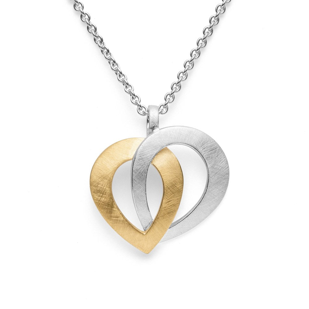 925/- Pendant, partially fg brushed