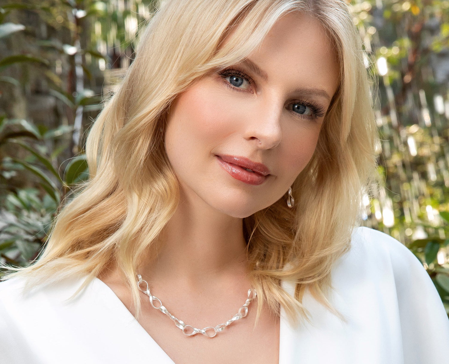 925/- Kette gebürstet, 47cm + 2cm - Nicht rhodiniert