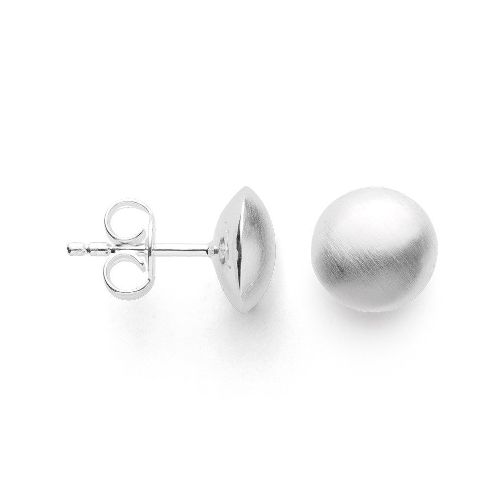 925/- Ørestikker "medium button" mat