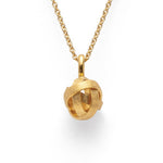 925/- Vedhæng, fg børstet/blank