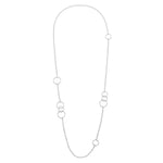 925/- Necklace matt/glossy, 97cm
