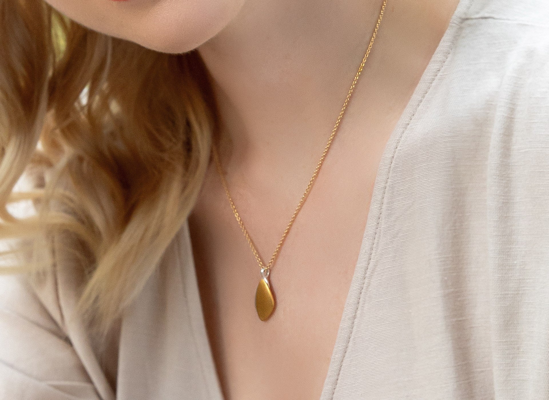 925/- Anhänger, teilmattiert fg