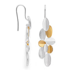 925/- ear hanger, partially fg mat