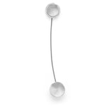 925/- Brosche mattiert/gebürstet, Edelstahlstift 0,7 mm