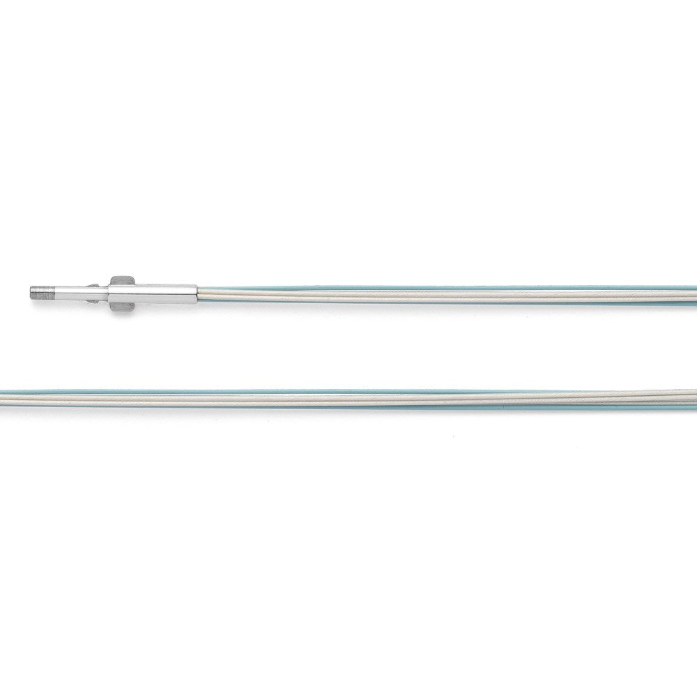 Stål bøjle 5 rk, lyseblå, 0,5 mm