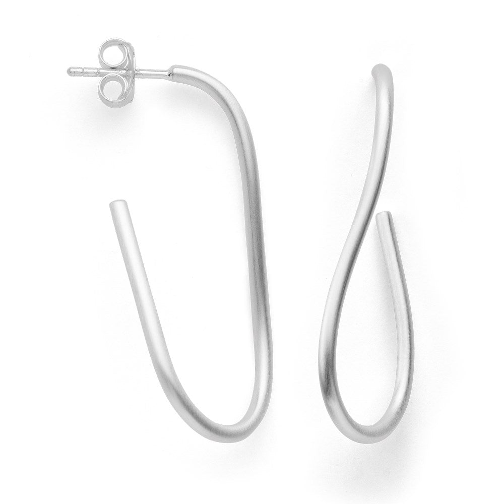 925/- Earrings matt.