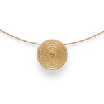 750/- Anhänger matt./Gebüstet, 0,02ct W-SI