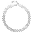 925/- necklace brushed, 45cm + 5cm