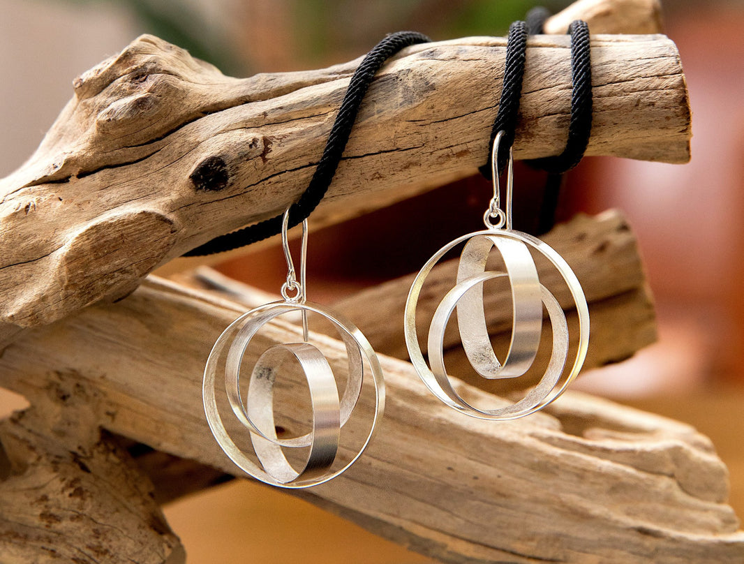 925/- ear hanger matte/brushed