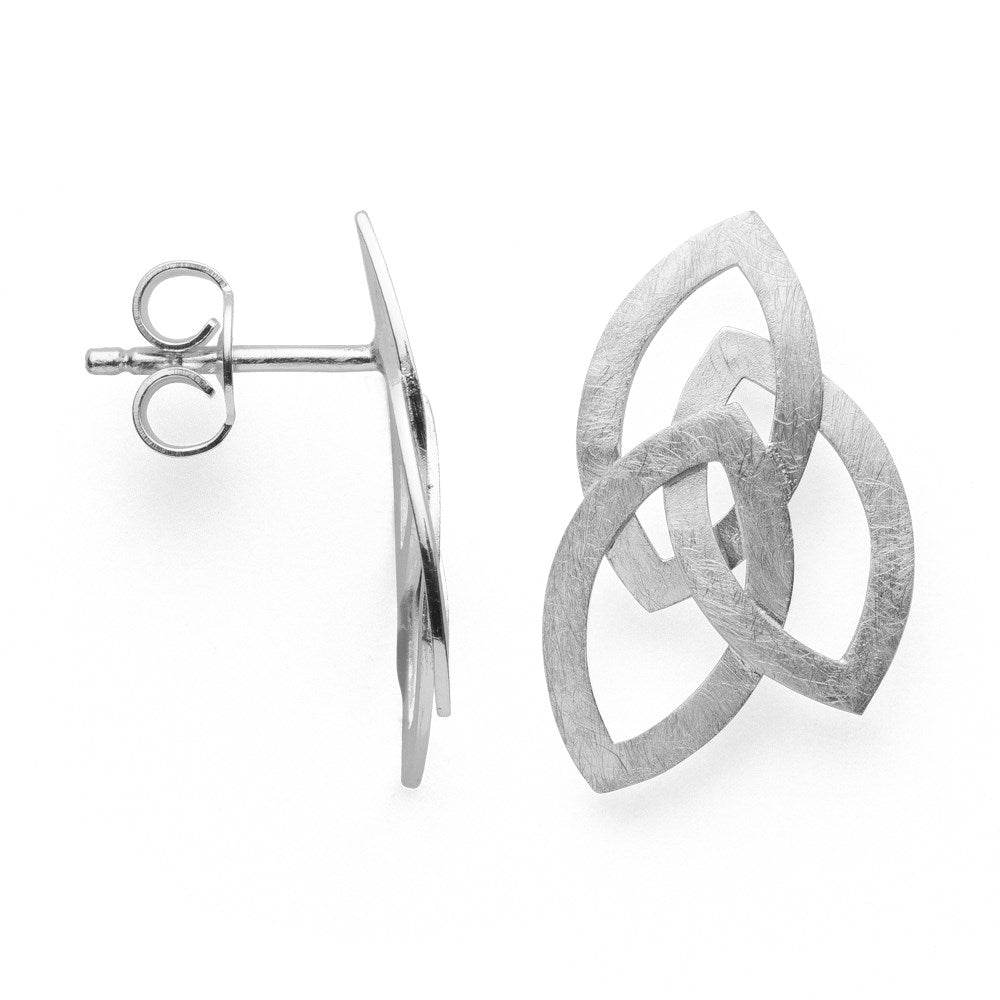 NOK 925 Earrings brushed