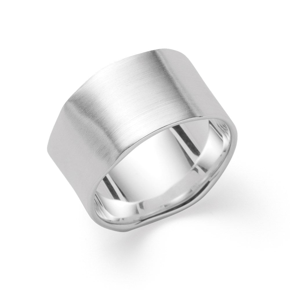 - 925,- Ring matt - 52 / Nicht rhodiniert