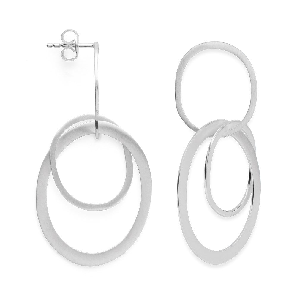 925/- Earrings matt.