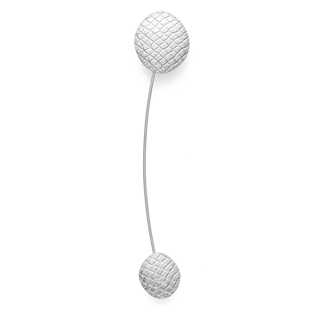 925/- Brooch specially structured, steel pin