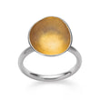 925/- Ring, teils mattiert/mattiert gebürstet