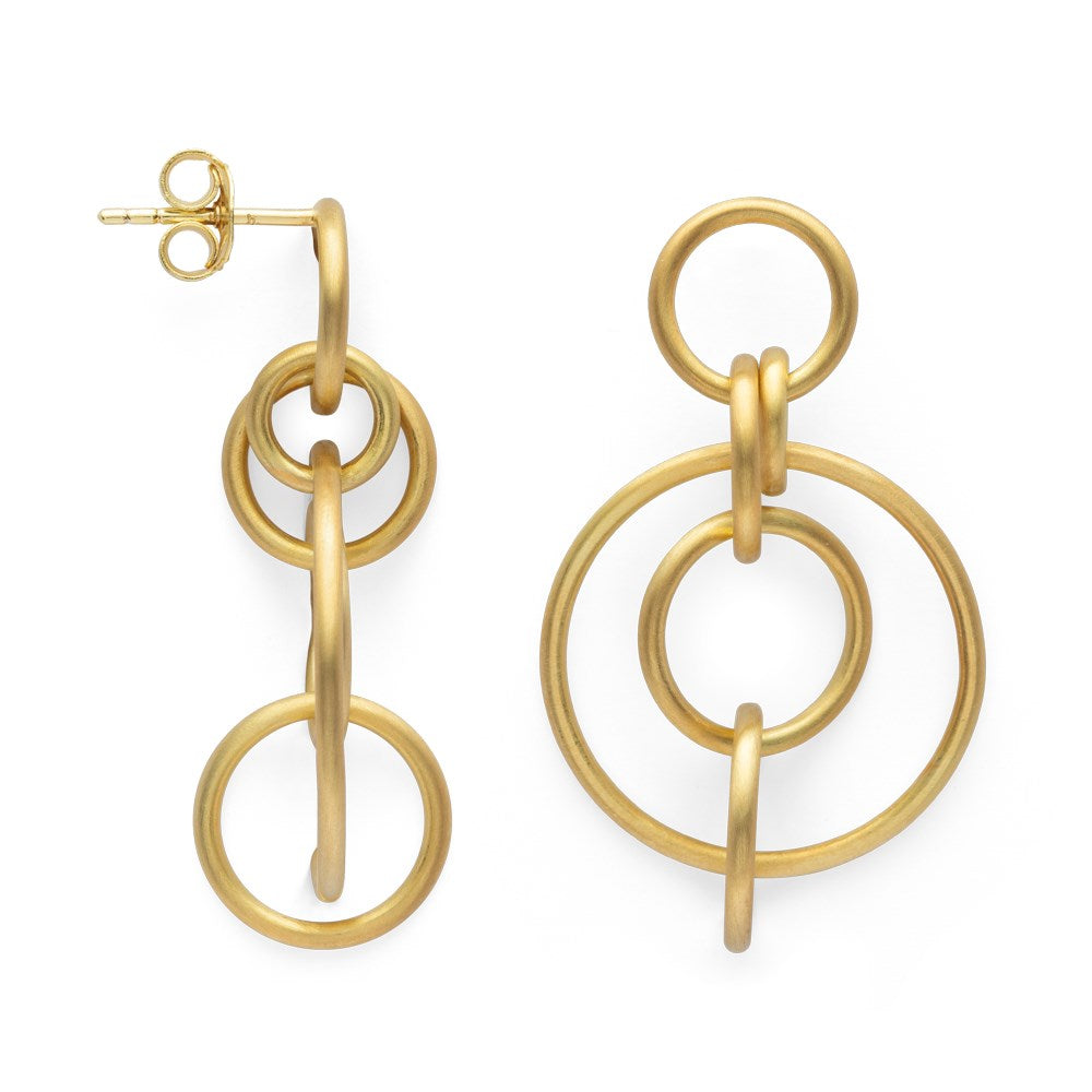 925/- earstud, gp satin