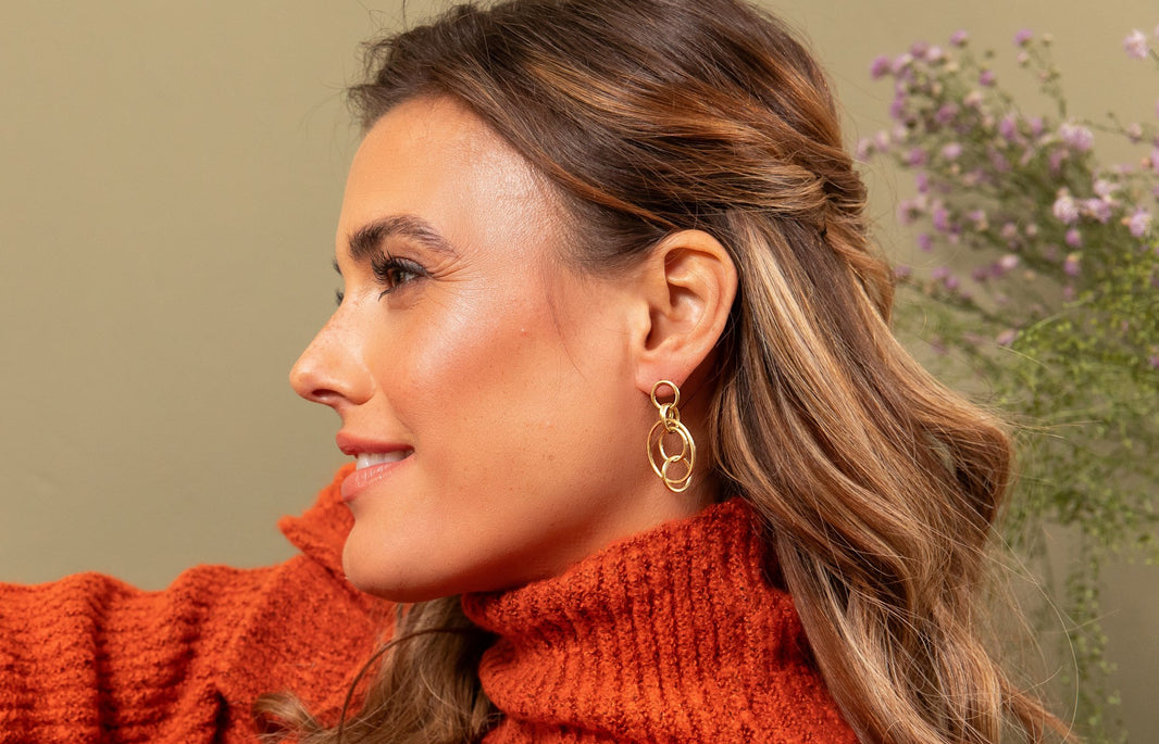 925/- earstud, gp satin