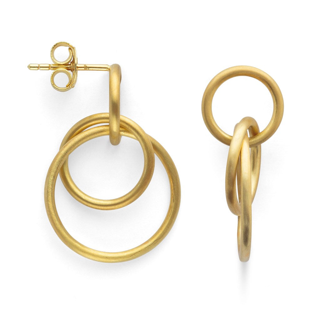 925/- earstud, gp satin