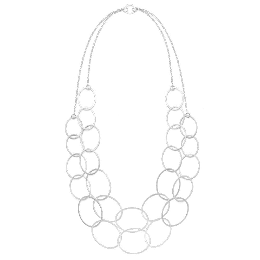 925/- Kette matt/glänzend, 100cm - Nicht rhodiniert