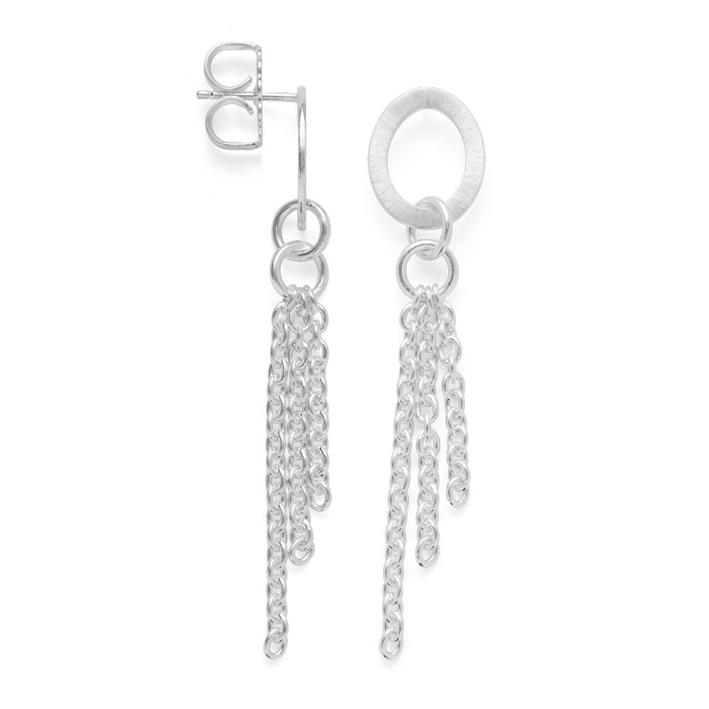 925/- Ohrringe matt/glänzend