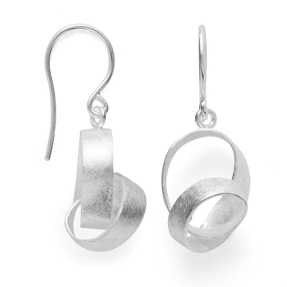 925/- ear hangers brushed/polished