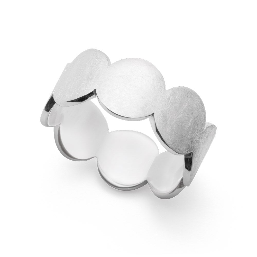 NOK 925 Ring brushed - 52 / Non rhodium-plated