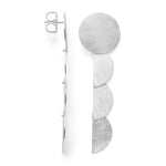 NOK 925 Earrings brushed