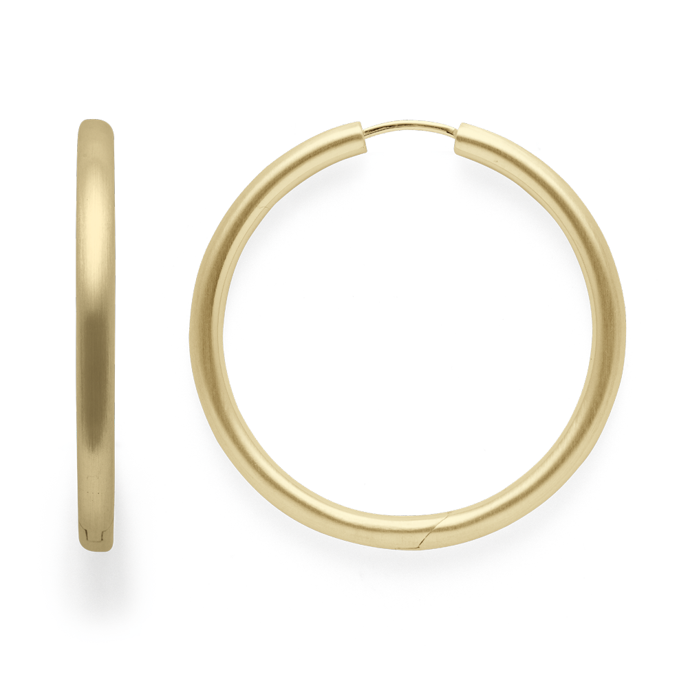 925/- hinge earrings, gold-plated