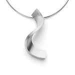 925/- pendant, matt