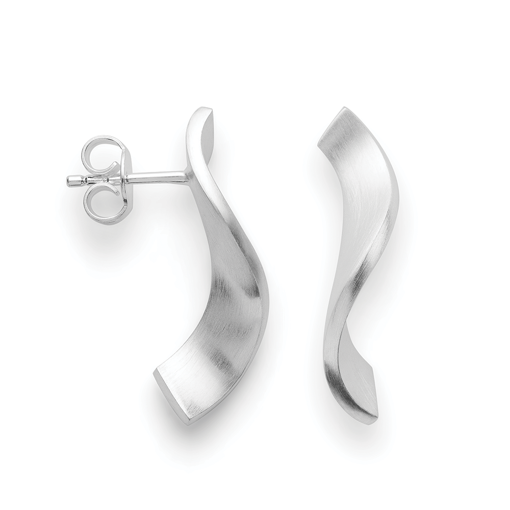 925/- earrings, matt