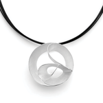 925/- pendant, brushed/glossy