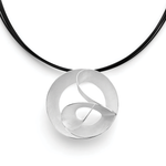 925/- pendant, brushed/glossy