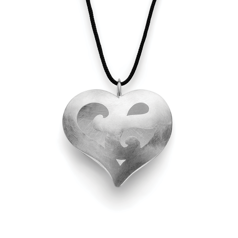 925/- Anhänger, gebürstet/glänzend