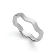 925/- ring, mat/blank