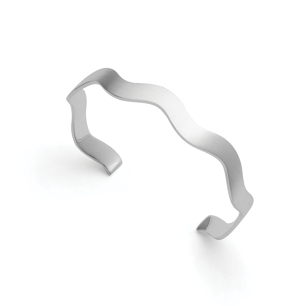 925/- bangle, matt/glossy