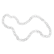 925/- Collier, gebürstet/glänzend, 110cm