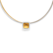925/- pendant, partially fg., brushed