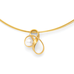 925/-vedhæng,fg.,mat,ferskv.perle 1,3ct