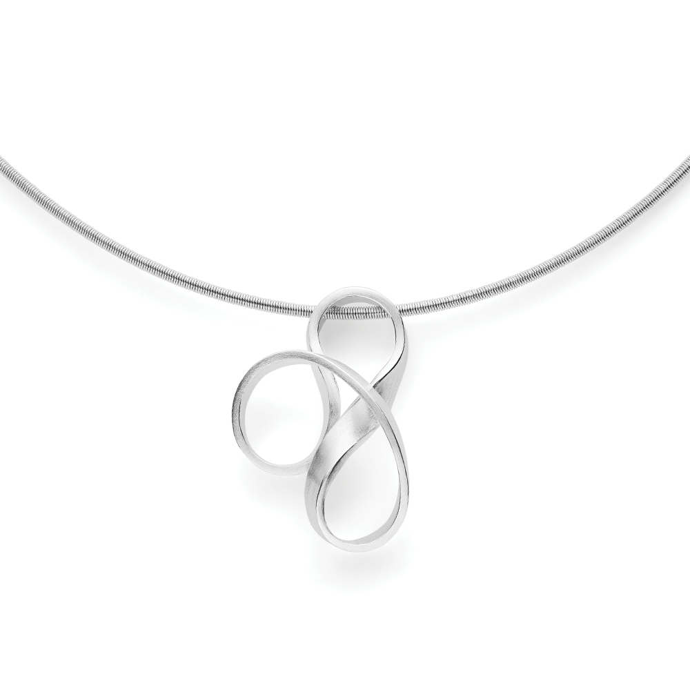 925/- Anhänger, mattiert