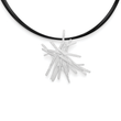 925/- pendant, matt