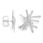 925/- earrings, matt