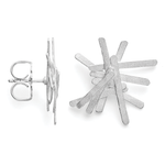 925/- earrings, matt