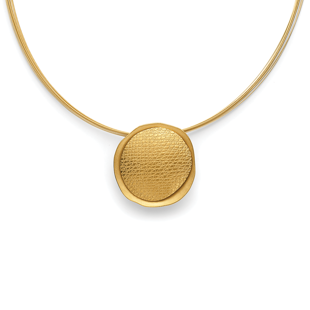 925/- vedhæng, fg., mat/special textured