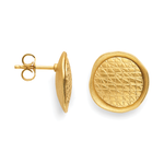 925/- øreringe, fg.,mat/special textured