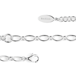 925/- bracelet, matt, 19+3cm