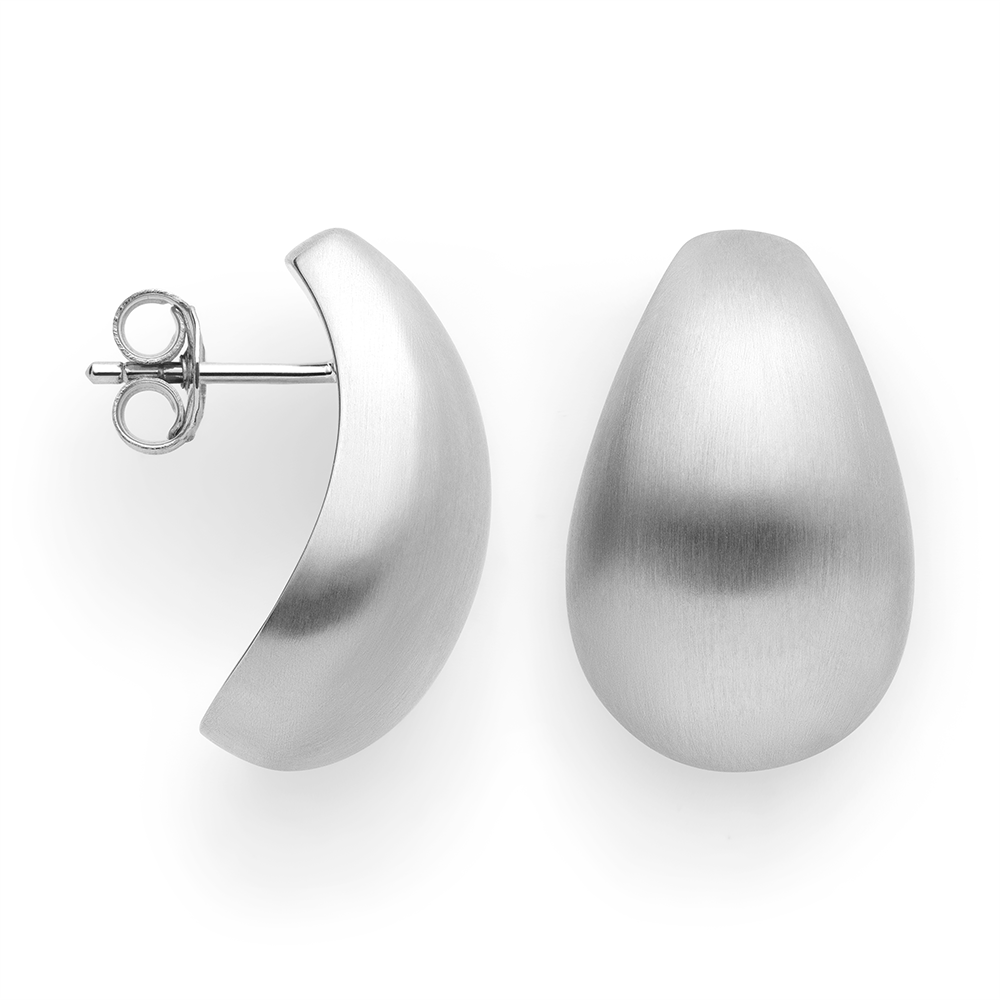 925/- øreringe, mat