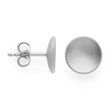925/- Ohrringe, matt/glänzend, 10mm