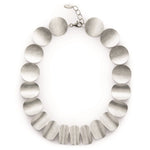 925/- highlight necklace, matt/polished, 45+3cm