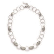 925/- necklace, matt, 47+3cm