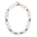 925/- necklace, matt, 47+3cm